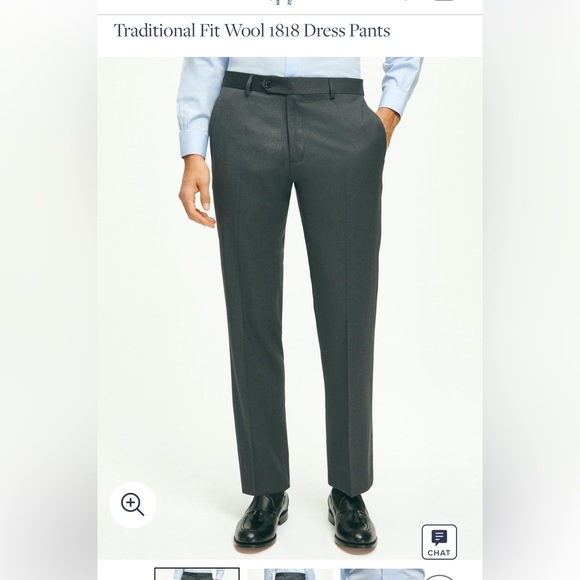 Brooks Brothers Other - Brooks brothers Madison 1918 pant in dark gray W35